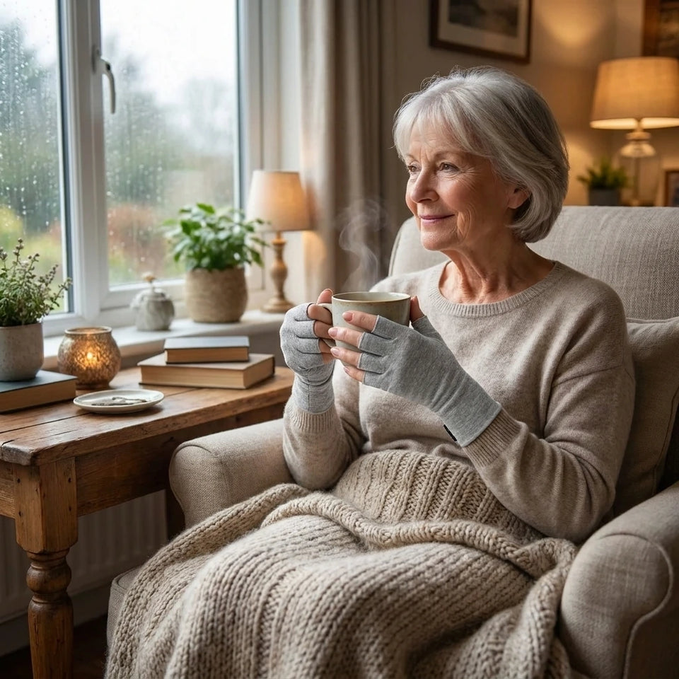 Gentle warmth, even indoors